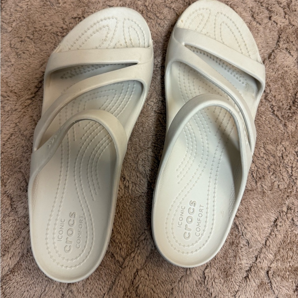 CROCS Kadee II Sandals, Beige, Women’s 9